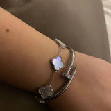 CLOVER | White Bracelet