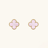 CLOVER | Pink earrings
