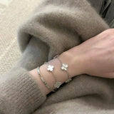 CLOVER | White Bracelet